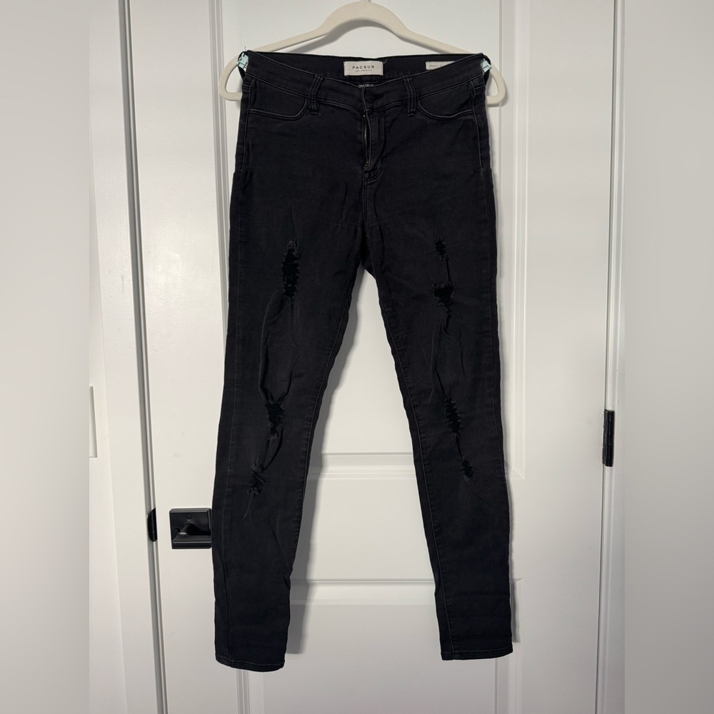 black jeggings